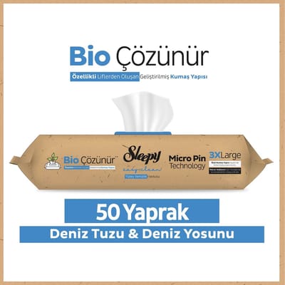 Sleepy Easy Clean Biologisch Oppervlaktereinigingsdoekje - Zeezout & Zeewier