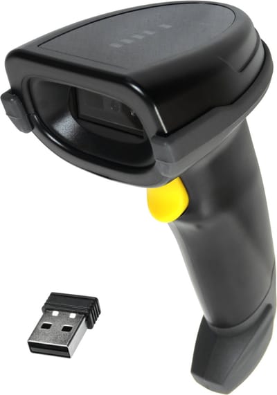 Dparts barcode scanner draadloos - Plug & Play - 2D en QR code - USB handscanner met houder