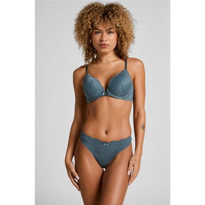Hunkemöller String Marine Blauw