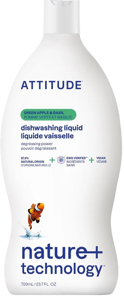 ATTITUDE Afwasmiddel Green Apple & Basil Bundel ECO - duurzaam