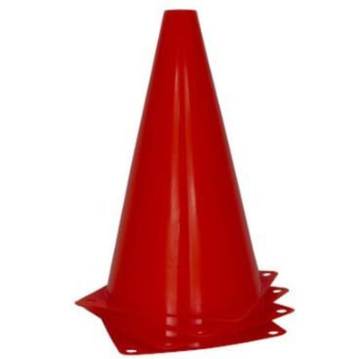 JollyOutside - Pionnen - 27 cm - Sport - Training - Voetbal Pionnen - Slalom - Soft - Oranje - 4 stuks