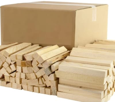 Aanmaakhout ovengedroogd in doos à 20 kg kachel pizzaoven vuurschaal plancha kampvuur tuinhaard