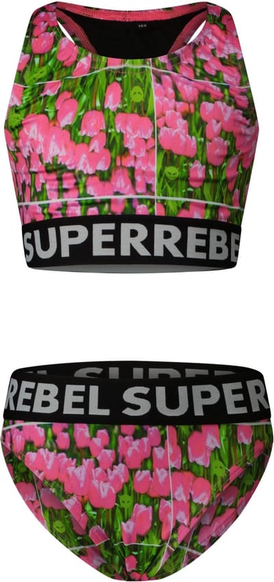 SuperRebel - Carmel-tanktop-bikini - AO tulip - Maat 164