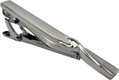 Dasspeld - Stropdas Clip - Twisted - Tie Clip - Zilver
