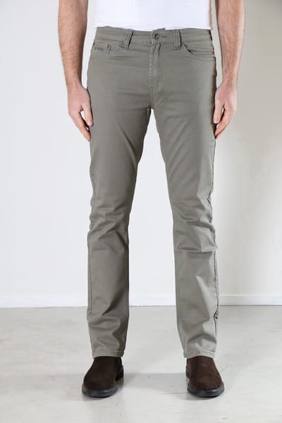New Star Jacksonville Stretch grijs-groen - heren broek - W30 / L32