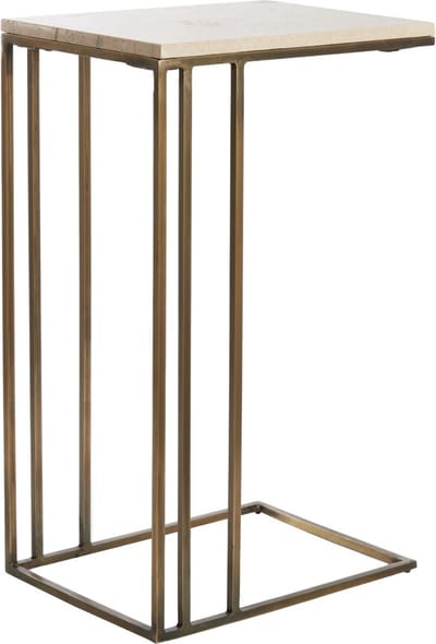 Light & Living Bijzettafel Roshan - Bruin - 41x31x66cm - Modern