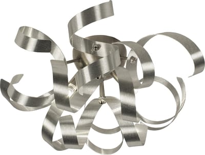 Lumidora Plafondlamp 74777 - Plafonniere - ATOMA - 2 Lichts - G9 - Aluminium - Staalgrijs - Metaal - ⌀ 30 cm