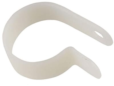 Dailygoods - Witte Nylon Kabel Klemmen - Draad Klem Clips - Duurzaam en Herbruikbaar - Organiseer je Kabels - Perfect voor Huishoudens en Werkplekken...