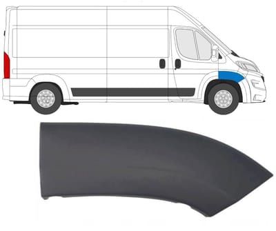Spatbord sierlijst wielkast voor Fiat Ducato 2014-2018 / Rechts