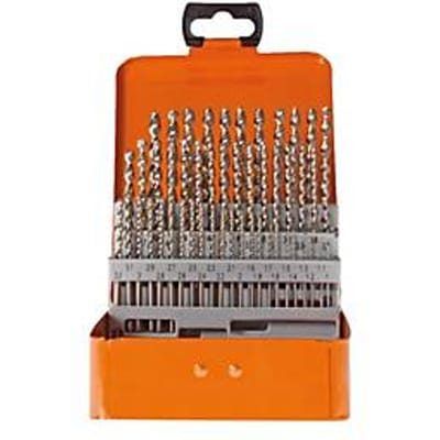 Projahn spiraalboorset UF-L, HSS-Co, 50-delig, Ø 1-5,9 mm / 0,1 mm-stappen, in boorpatroon