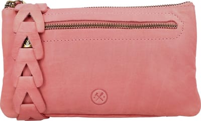 Hide & Stitches Daydreamer Schoudertas - 100% Leer - Lichtroze