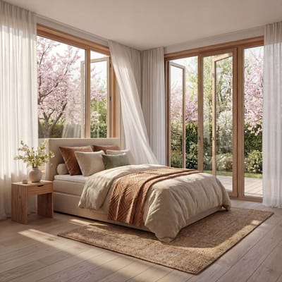 Mörgenn Boxspring Lounge - Pocketvering - Luxe Topper - Beige - 80x210 cm - Inclusief Dekbed en Kussens