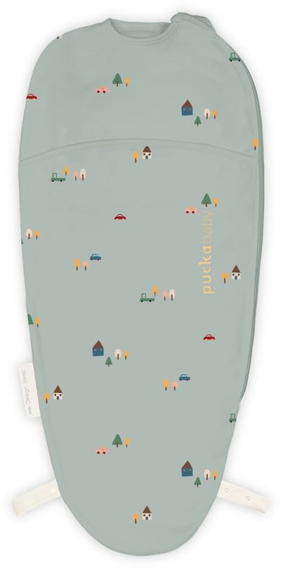 Puckababy Piep Inbakerslaapzakje baby (0-3m) - Tiny Village - Katoen TOG 0.5
