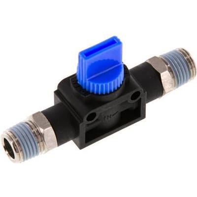 R1/4'' Kunststof/Messing 3/2-Weg Handafsluiter