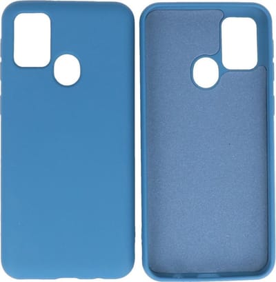 Bestcases 2.0mm Dikke Fashion Telefoonhoesje - Samsung Galaxy M21 Hoesje - Samsung Galaxy M21 Case - Galaxy M21 Backcover - Navy