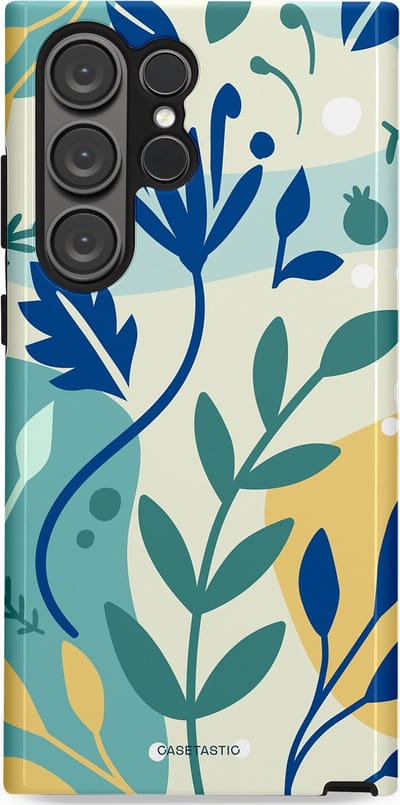 Casetastic Hoesje Geschikt voor Samsung S23 Ultra - Stijlvolle Beschermende Duo-layer Case - Muse in lente