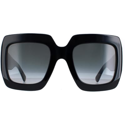 Gucci GG0053SN 001 zwart grijze zonnebril