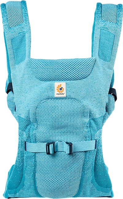 Ergobaby Draagzak Aerloom Aquamarine - - ergonomische draagzak vanaf geboorte
