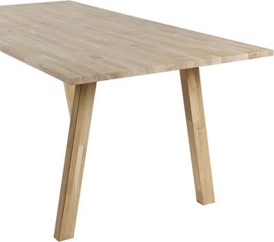 Eiken Tafelblad - Blad Massief Hout - Eettafel Maken - Vingerlas Verbinding - 200x90cm - Natuurlijk