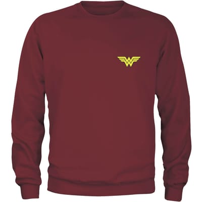 DC Wonder Woman Unisex Sweatshirt - Burgundy - S