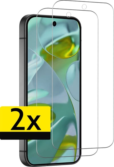 Screenprotector - Geschikt voor Google Pixel 9 - 2 Stuks - Extra Sterk - Beschermglas - Gehard Glas - Tempered Glass - Screen Protector