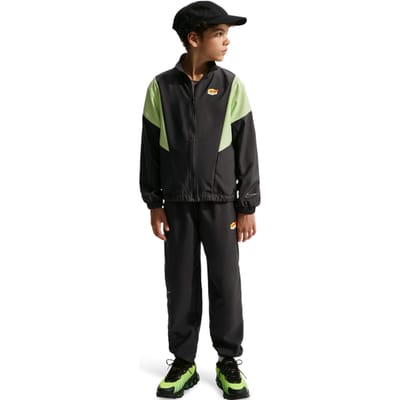Nike Football Trainingspakken Kinder - Grijs - Maat 147 - 158 CM - Poly Woven