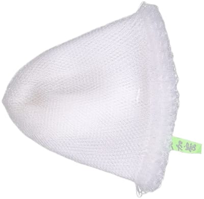 Dailygoods - MILISTEN 2 stuks visnet visnet visnet visaas krullen vliegenvisnet viskits garnalennet handgebreide vislijn nylon net vislijn weven auto netwerk wit kind