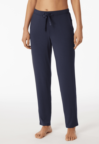 Lang/extra lange broek van modalvezel, blauw - Mix+ Relax 68