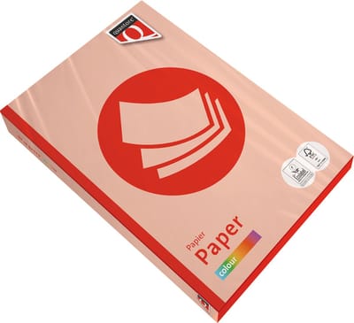 Kopieerpapier quantore colour a4 120gr zalm | 5 stuks
