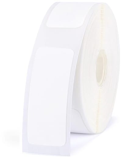 Dailygoods- Labelmakertape 15 mm x 30 mm - Compatibel met Phomemo D30/D32/D35/Q30 - Etiketten stickers - Thermische transfertechnologie - Eenvoudig te installeren - Schoon en helder afdrukken