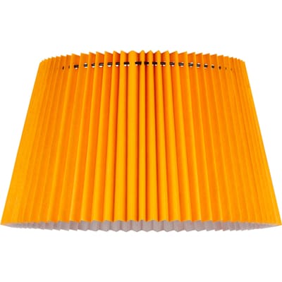 Home Sweet Home - Papieren Gevouwen Lampenkap - Conisch - Oranje - ø40 x 24 cm - E27 fitting - Voor Staande Lamp - Ontworpen voor woonkamer en