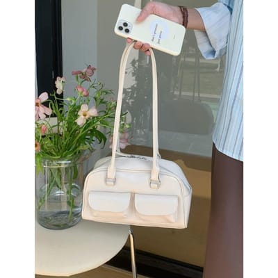 Niche Underarm Bag voor dames, Koreaanse versie, Ins lente- en zomercollectie, nieuwe modieuze draagtas, veelzijdige tas met grote capaciteit, ideaal voor woon-werkverkeer. gray