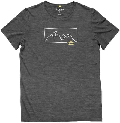 Devold Of Norway Active Outline T-shirt Met Korte Mouwen Grijs 2XL Man