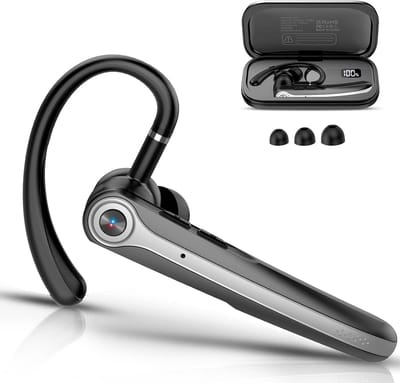 Draadloze Bluetooth Headset V5.4 met CVC 8.0 & ENC Dual Microfoon - 25 Uur Spreektijd