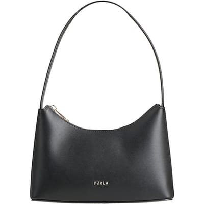 FURLA Leren schoudertas Dora Bucket Bag Nero zwart