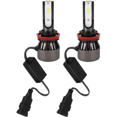 2 Pièces 60W 6000K Blanc Super Lumineux Phare de Voiture Phare Ampoules pour H8 H9 H11 gray