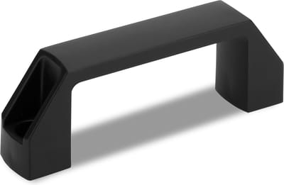 Intirilife kunststof handgreep Gatafstand 90 mm - beugelhandgreep Draaghandgreep Vervangende handgreep Handgreep in zwart
