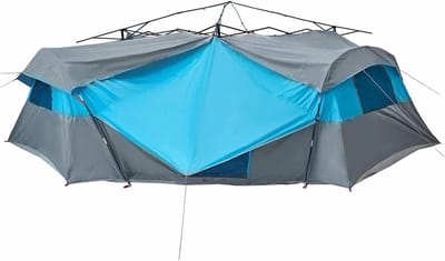 Binnentent met opslag - Kampeertent - Familie kamperen - Winddicht ontwerp - 520 x 520 x 190 cm - Groen