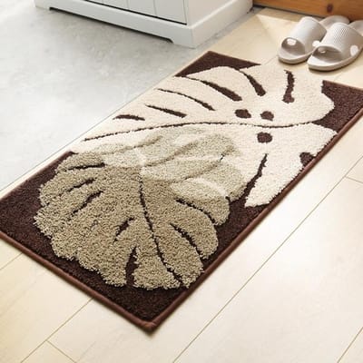 Antislip Vloermat Nieuwste Bladpatroon Stijl Zachte Badkamermat Kwaliteitsniveau Huisdecoratie Absorberend Slaapkamer Hal Toilet Kleed Badmat