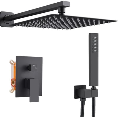 Dailygoods- Douche Systeem Hoogwaardige Kwaliteit - Douchekop Regendouche - Handdouche - Doucheslang - Doucheset - Ingebouwde Douchekap