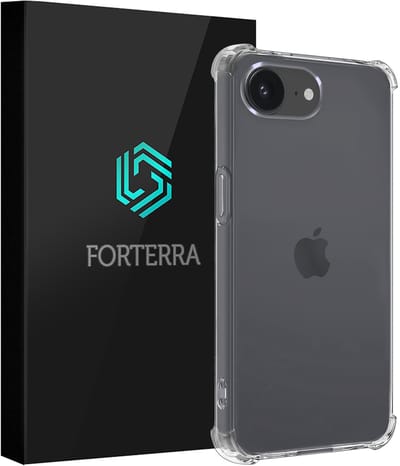 Hoesje Geschikt voor Apple iPhone 16e - Sterk & Shockproof - Siliconen Shock Case - Hoes Cover - Transparant