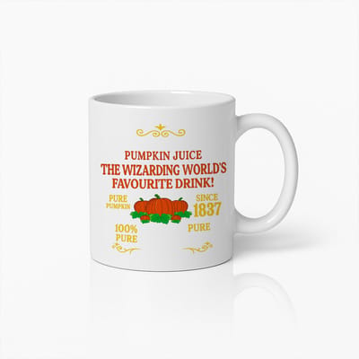 Pompoensap Mok 330ml – Tovenaar Wereld Inspiratie Koffiekop – Magische Drank Design Cadeau voor Fans & Verzamelaars