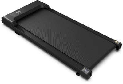 Loopband voor thuis, met 12 trainingsprogramma's, afstandsbediening en LED-scherm, snelheid 1-6 km/u, 37.5 x 90 cm, zwart