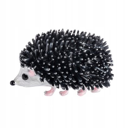 PINETS Brosche Egel Zilverkleurig - Stijlvolle Dierenbroche