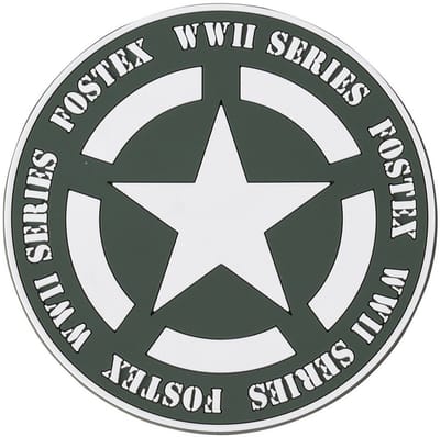 PVC Onderzetter Fostex WWII Series Zwart