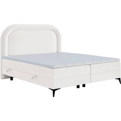 Boxspring Lorena chenille inclusief topper 180 x 200 cm | NADUVI Collection