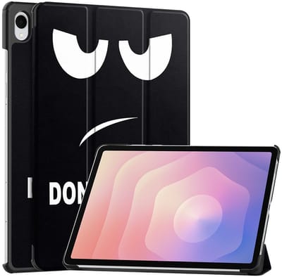 Coverup Tablethoes geschikt voor Samsung Galaxy Tab S11 Hoesje - Tri-Fold Book Case met Wake/Sleep - Don't Touch