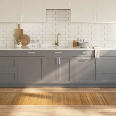 vidaXL - Vloerkleed - rechthoekig - 60x300 - cm - bamboe - naturel