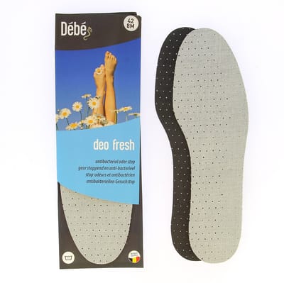 DEBE Deo fresh - Geurstoppende inlegzool met schokdempend effect - 36