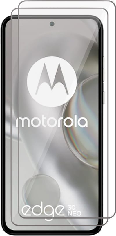 Screenprotector geschikt voor Motorola Edge 30 Neo - 2x Glas Screen Protector